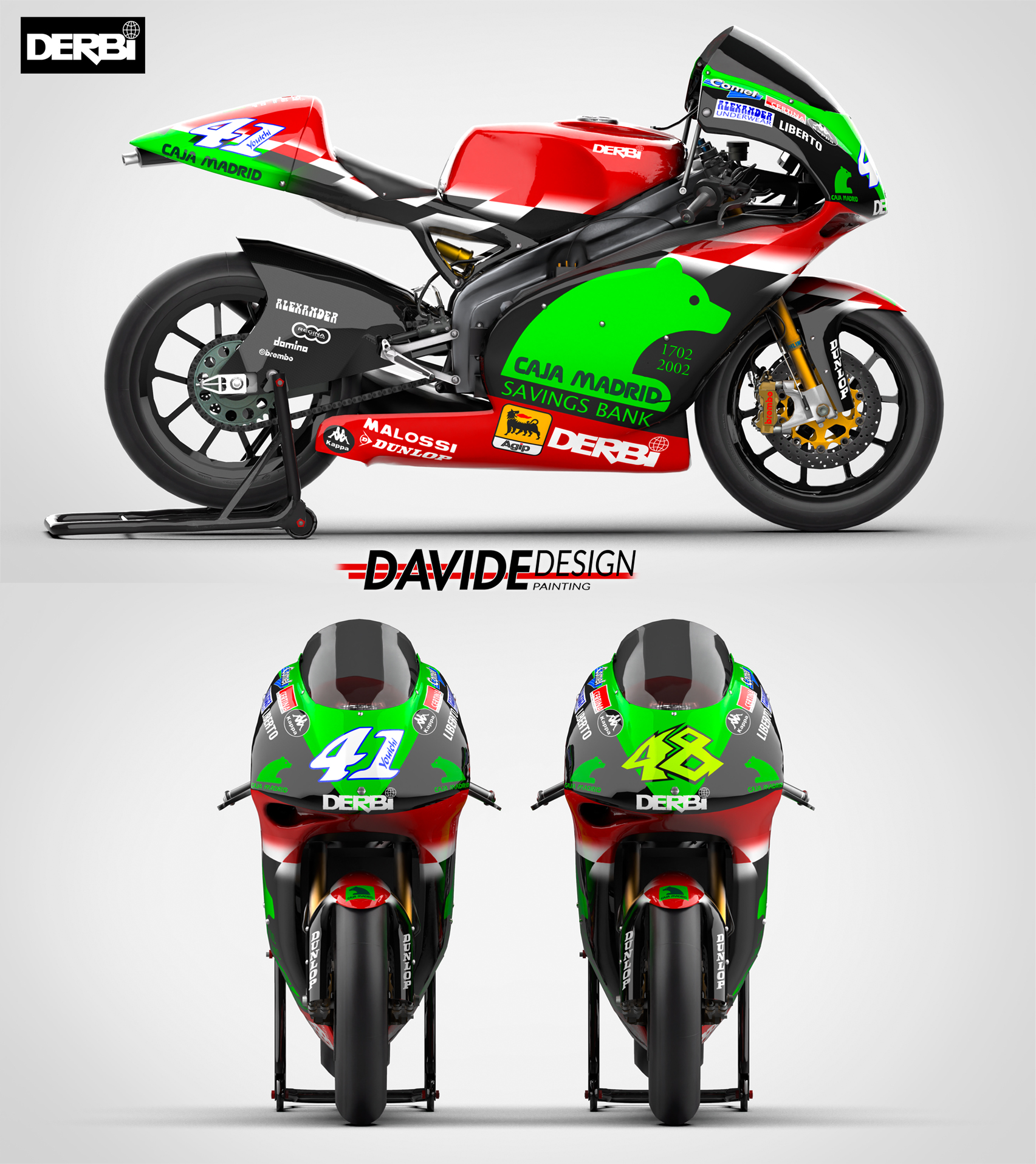 SKIN Caja Madrid Derbi Racing – GPB-Mods.com